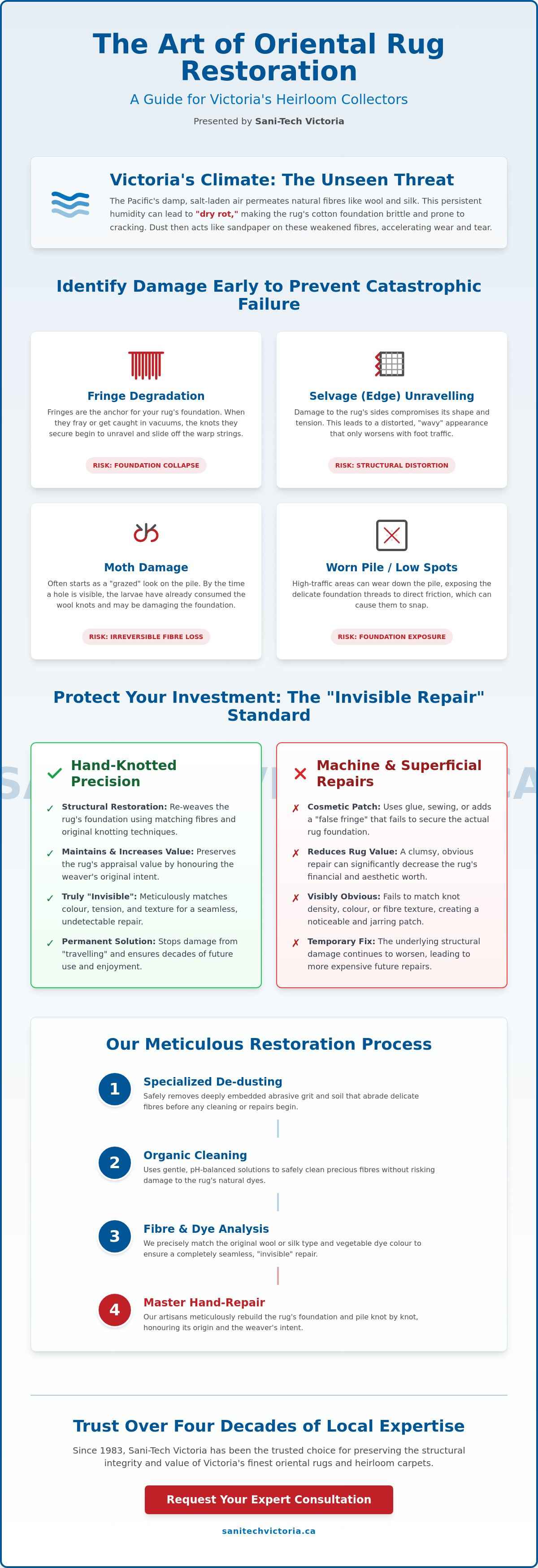 Oriental Rug Repair in Victoria, BC: The Complete Restoration Guide